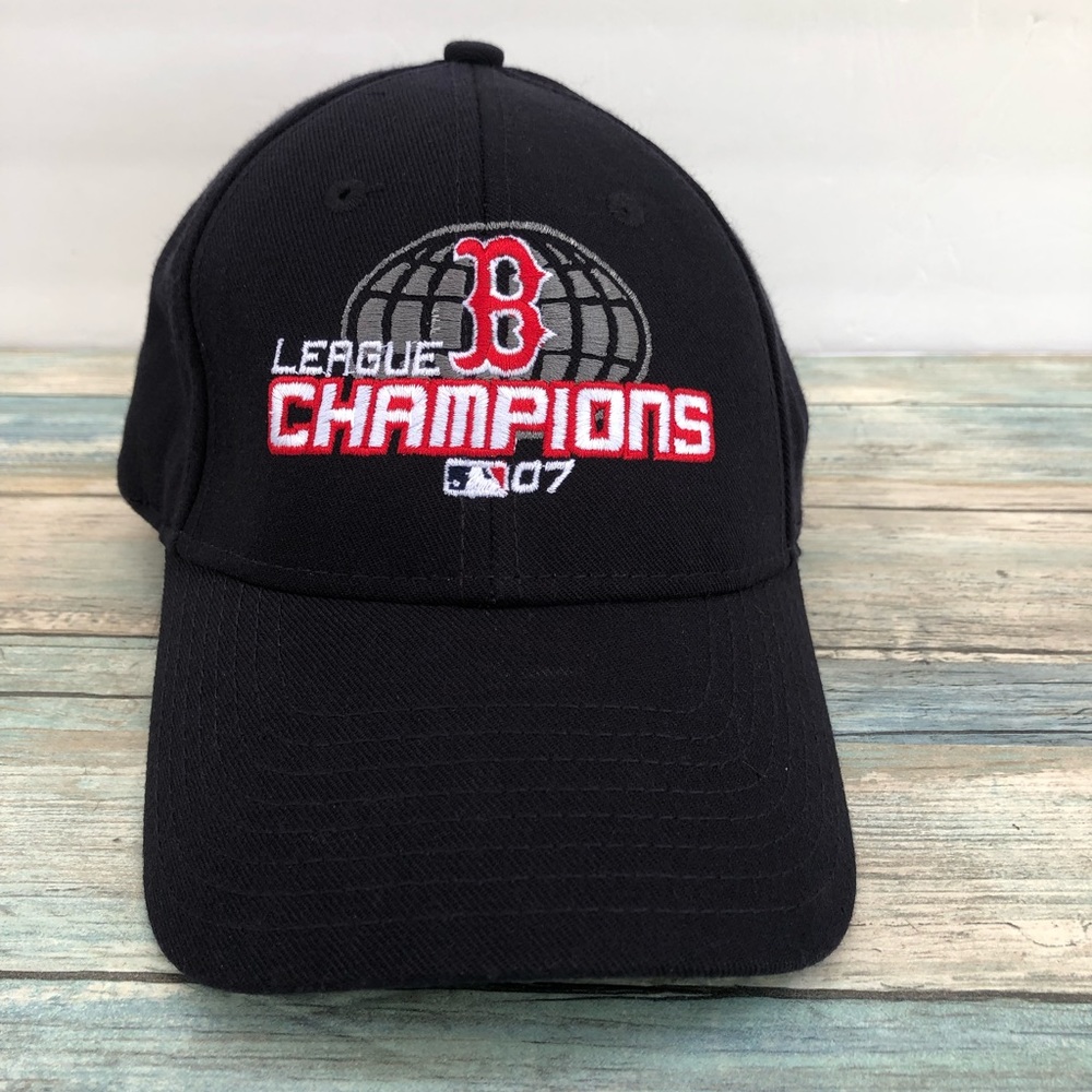 New Era Fits Embroidery Boston Red Sox 2007 League Champions Baseball Cap